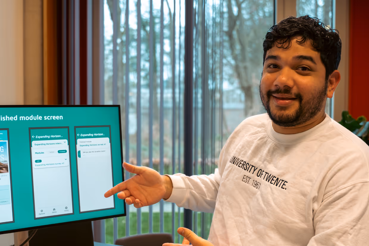 The BMS Lab developer presenting TIIM.