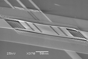 Superconducting coil with MEMS bridge electrode
