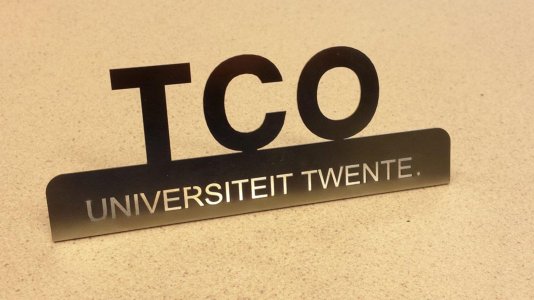 TCO naambordje (RVS)