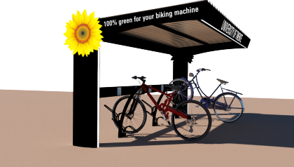 UT campus gets solar powered e-bike charging station