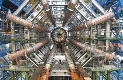 View into the Atlas detector at CERN