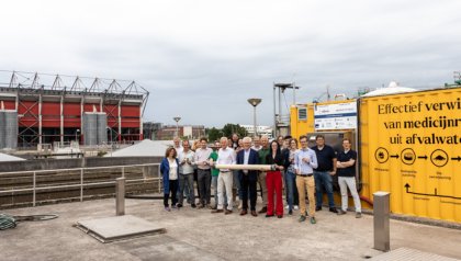 Membrane filtration pilot with new wastewater treatment technology