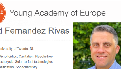 David Fernandez Rivas joins Young Academy Europe