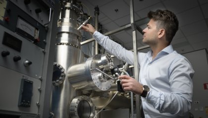 Pantelis in the lab