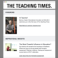 Introducing: The Teaching Times