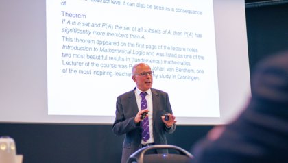 Jan Willem Polderman during his farewell lecture