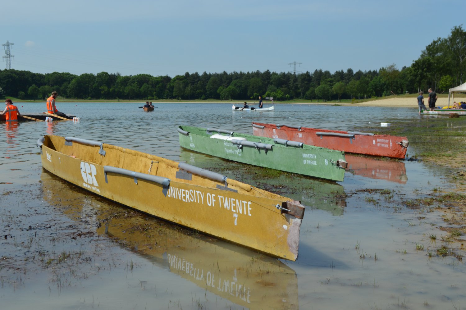 canoes made out of concrete?!