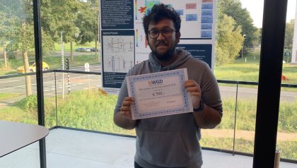 EngD student wins runner up for poster presentation at NWGD symposium