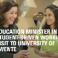 EDUCATION MINISTER IN STUDENT-DRIVEN WORKING VISIT TO UNIVERSITY OF TWENTE