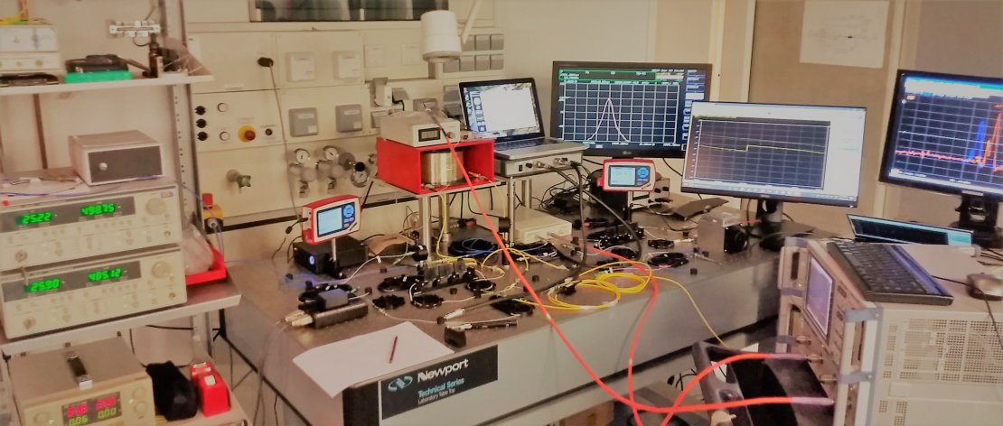 Brillouin nanophotonics setup