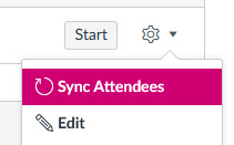 Sync attendees