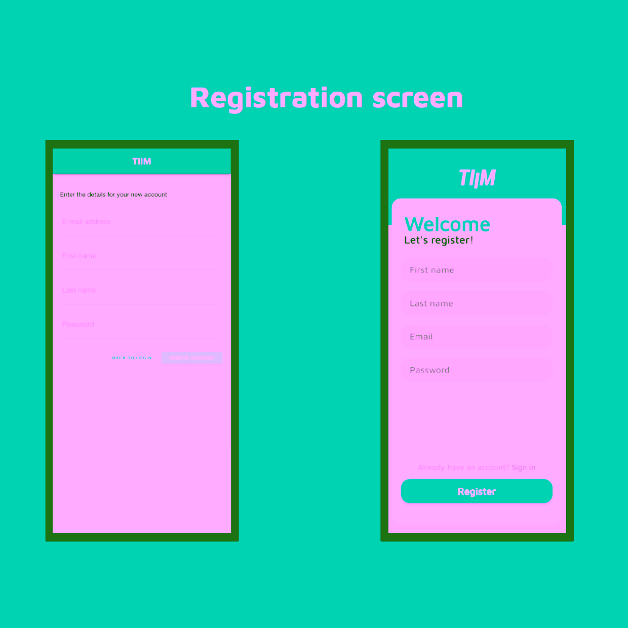 Registering for a study old vs new.