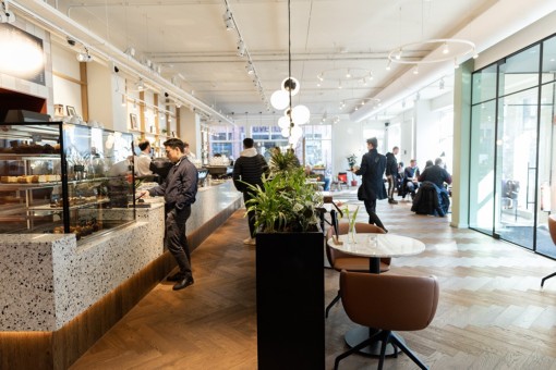 The DE Café in the city centre of Enschede.