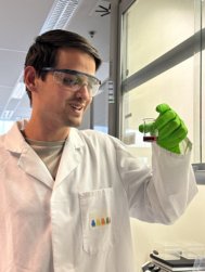 Sharif Zaidouni (BME master student, 2025) is excited about his new result