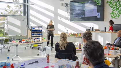 Presentation to group of people