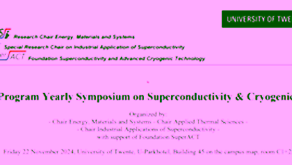 Yearly symposium Superconductivity and Cryogenics (EMS)