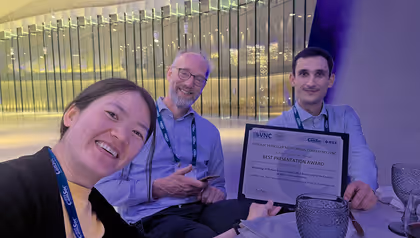 Best Presentation Award at IEEE Vehicular Networking Conference 2025