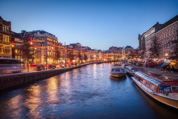 Amsterdam canal view