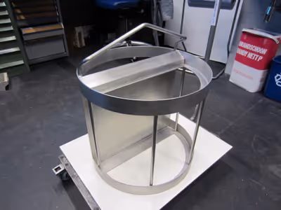 Filterhouder watertunnel (RVS)