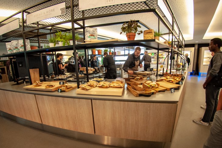 De kantine in de waaier op de campus van de UT
