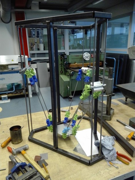 Prototype of delta-robot