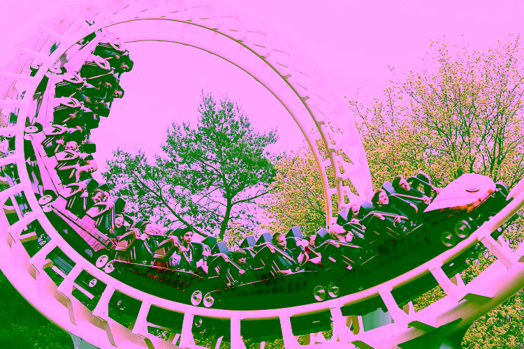 foto achtbaan efteling