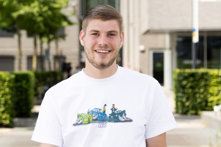 Student Stan op de campus