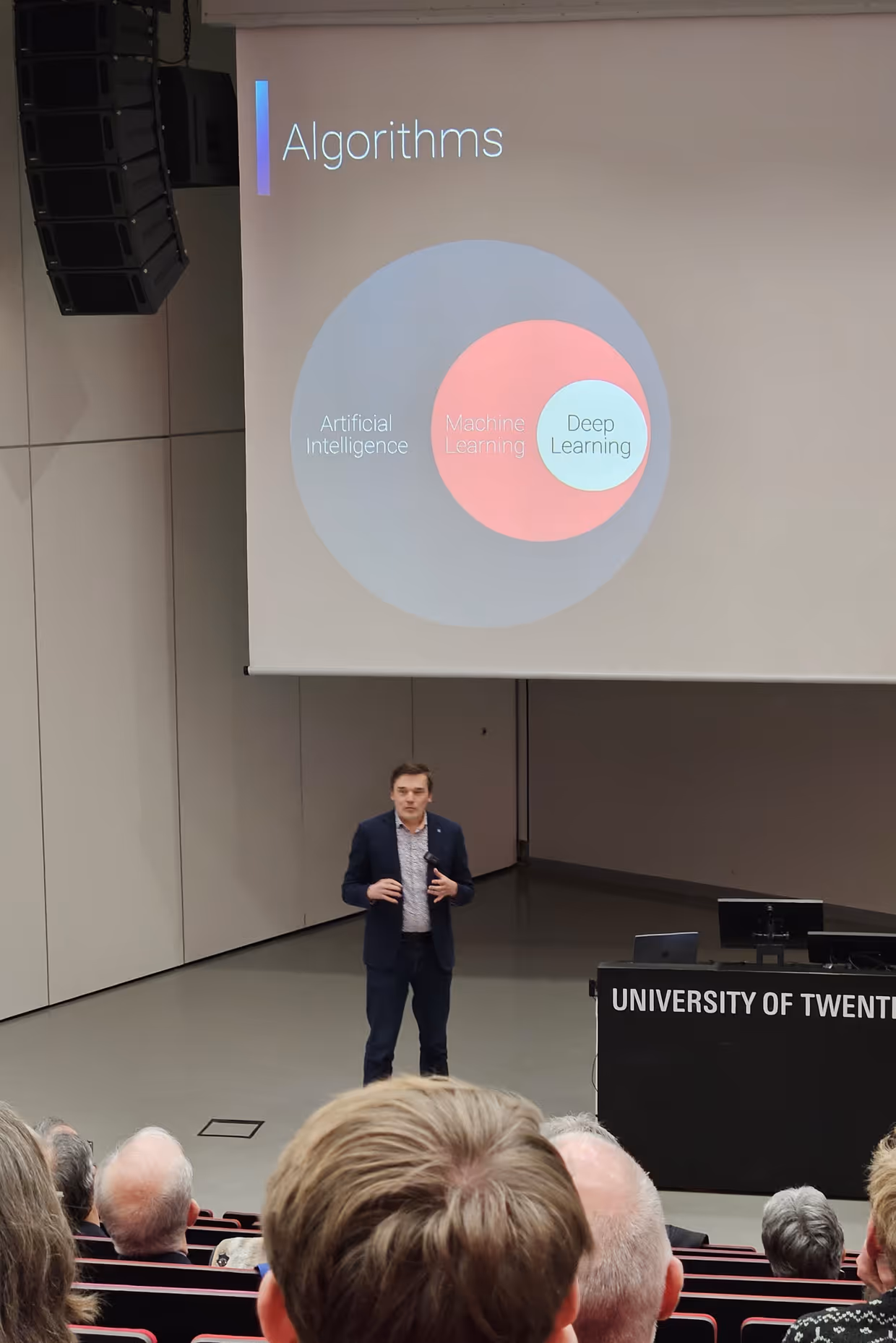 Dr. Jelmer Wolterink presenting