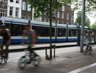 Fietsen en Tram