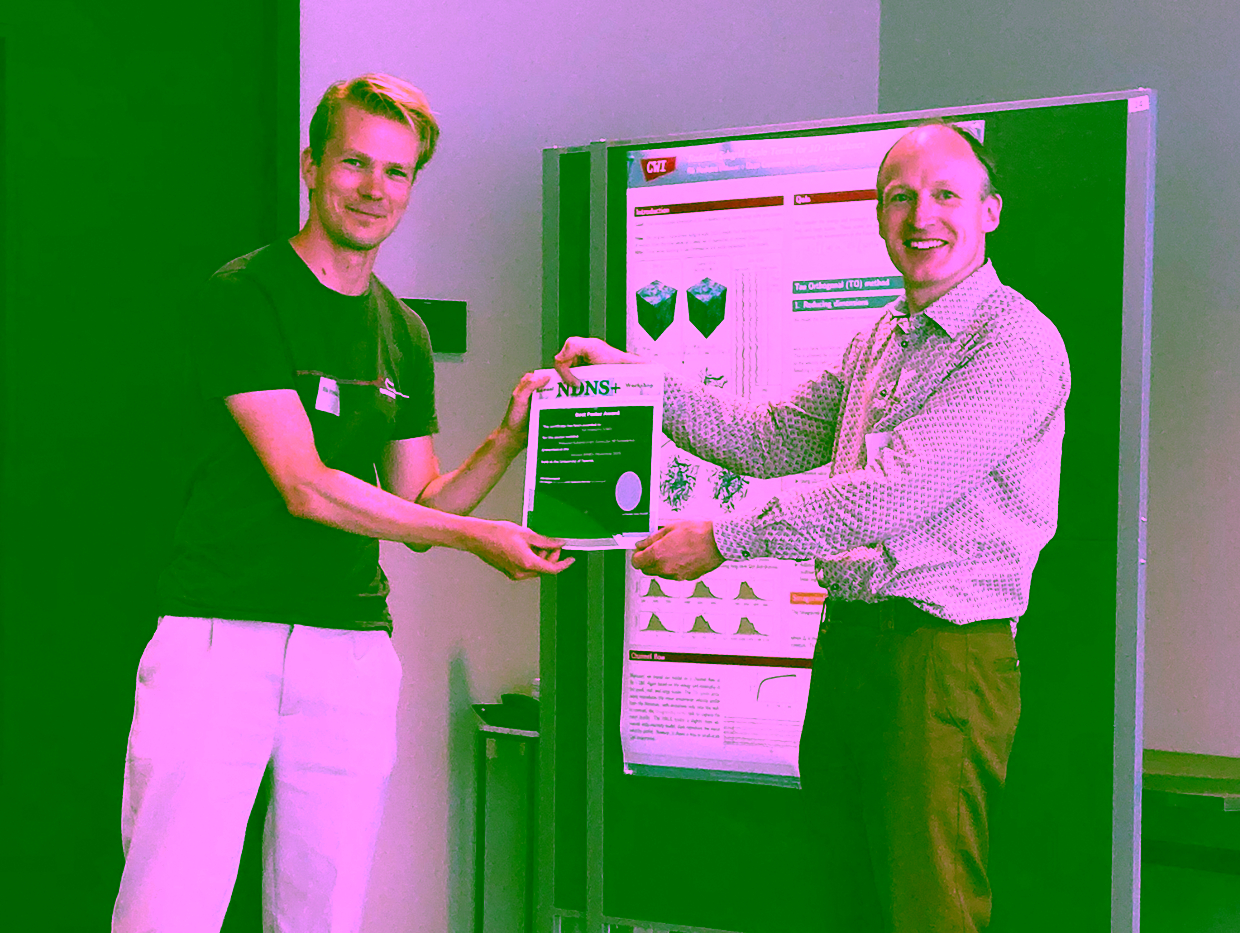NDNS+ 2025 poster award winner Rik Hoekstra
