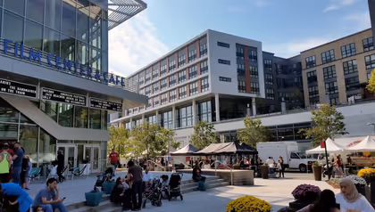 An urban walkable, mixed-use place