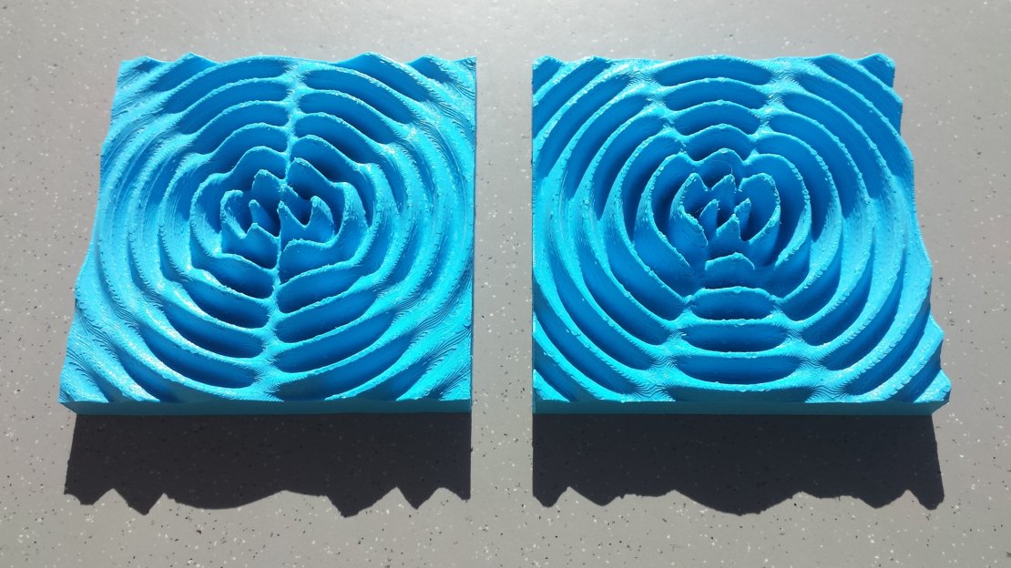 3D representation of a plasmonic interference pattern