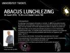 Poster Alumnilezing
