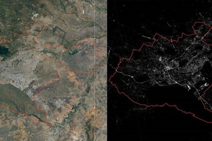 Satellite images of Nairobi
