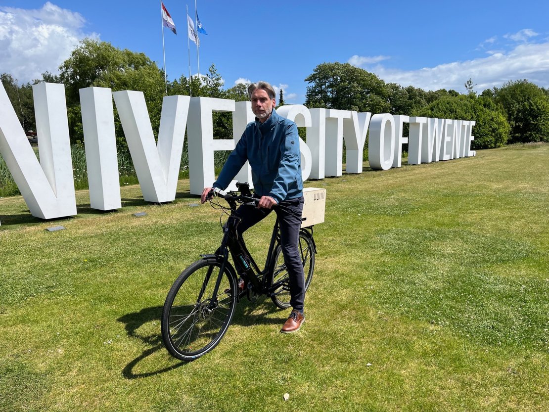 Karst Geurs, hoogleraar verkeers- en vervoerplanning: ‘Wij willen de e-bike slimmer maken.’