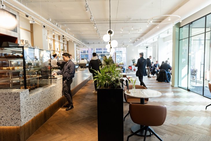 The DE Café in the city centre of Enschede.
